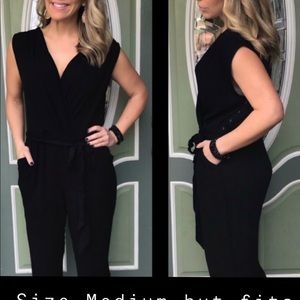 Black Jump suit NWT